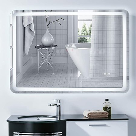 Ipower LED Lighted Bathroom Vanity Mirror , Wall Mounted FNMIRRORLED36X28